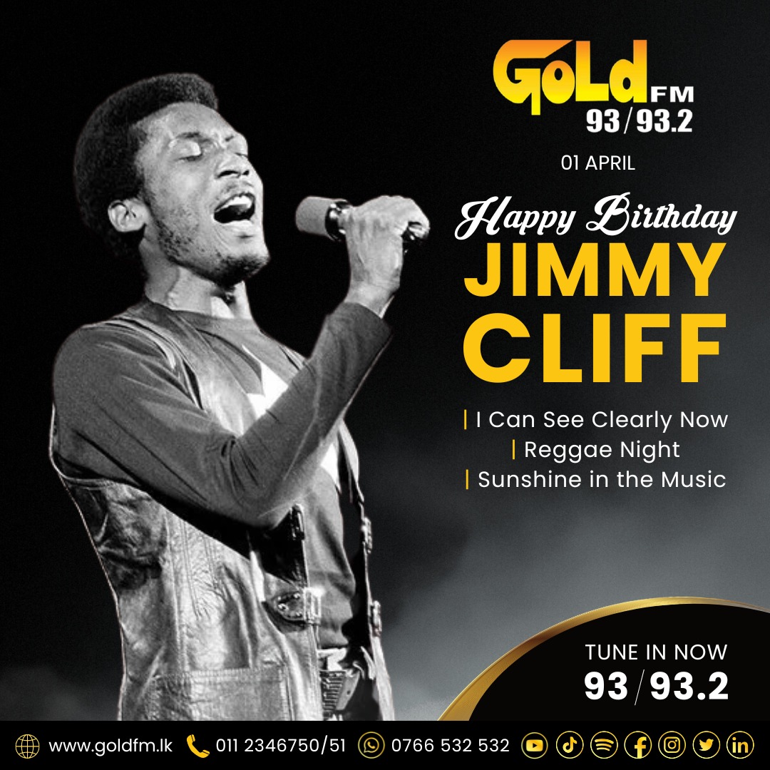 HAPPY BIRTHDAY TO JIMMY CLIFF TUNE IN NOW 93 / 93.2 Island wide      