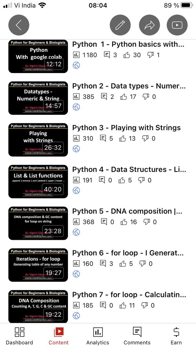 dr_vipin_singh's tweet image. Python for beginners and biologists 
YouTube.com/@classroom_vip…

#python #biotech #bioinformatics