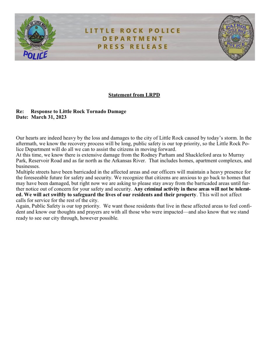 Little Rock Police (@lrpolice) on Twitter photo 