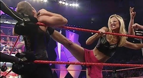 Female Locker Room on Twitter: "Molly Holly & Stacy Keibler fighting
