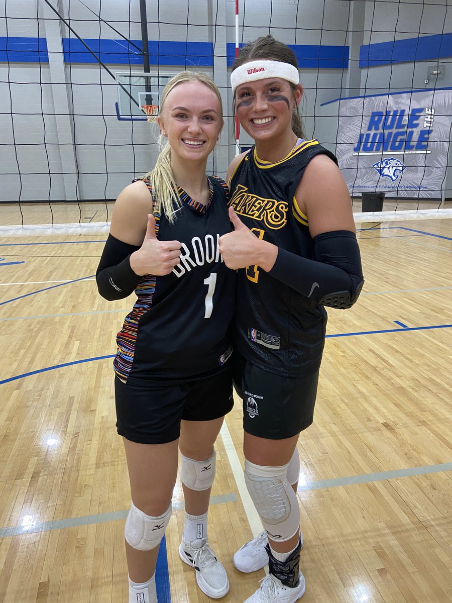 2’s tournament champs Lily and Ady and Ady was the March Madness dress-up winner!   Having fun while getting better!