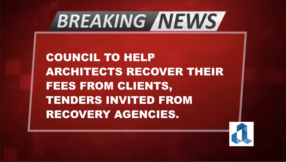 archlivein's tweet photo. BIG BREAKING: Council to help Architects recover their fee from clients, tenders from recovery agencies invited.
Link: https://t.co/SaajrFnDO2
#Architects #Architecture #ArchitectureProfession #ArchLive #ArchLivein https://t.co/ZrTZDI7fZ9