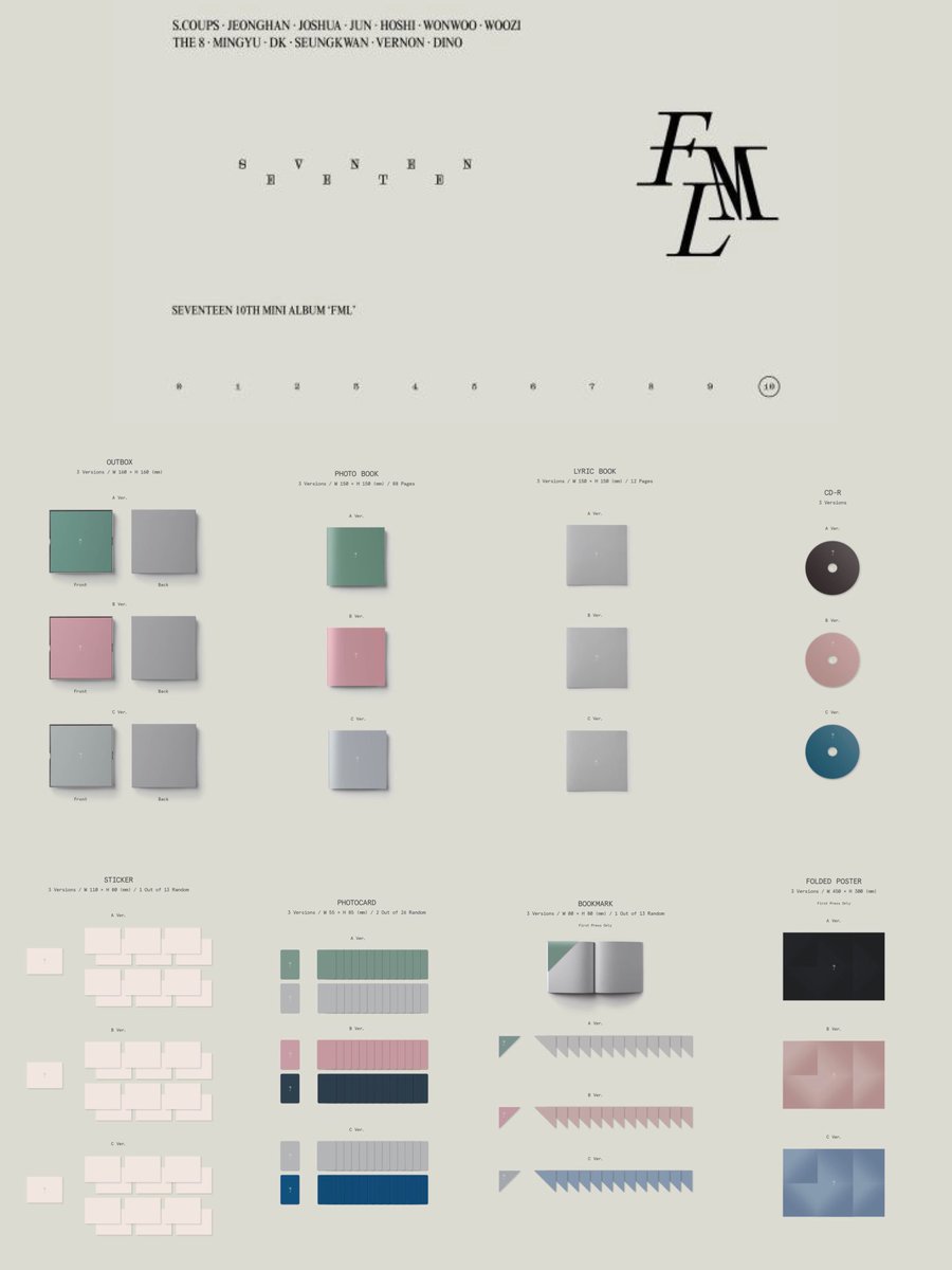 Kgoods_Rush's tweet photo. [OPEN PRE ORDER]
SEVENTEEN - 10th Mini Album FML

✨ weverse : 300K [dp 200K]
✨ ktown4u : 245K [dp 150K]

✅ inc est ems tax packing
📍 dom tangsel
✅ pob weverse
✨ prioritas member &amp; versi

📅 20 April 2023
➖ form : https://t.co/CdYhXD1o42 https://t.co/Sc50ST8iAw