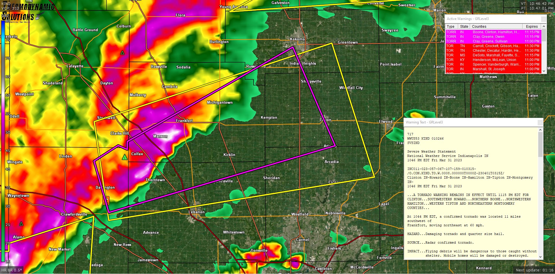 TDS Weather on Twitter "CONFIRMED TORNADO ON THE GROUND near Colfax
