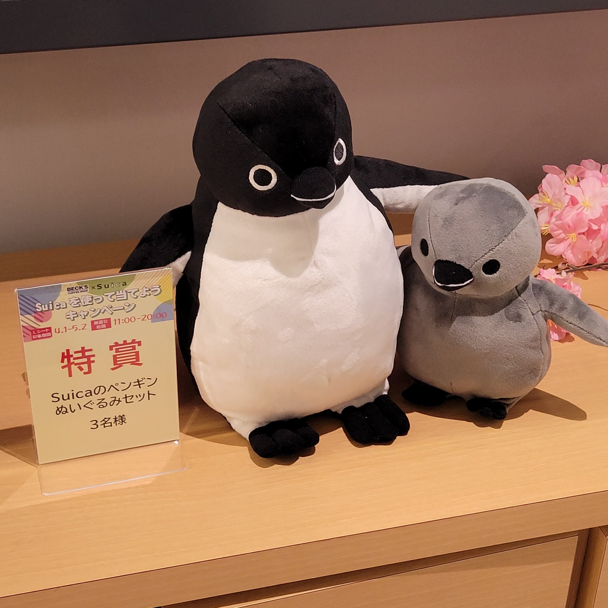 Suicaペンギン　ぬいぐるみ　2体セット　JR SKISKI 30th Suicaペンギン ぬいぐるみ 2体セット JR SKISKI 30th