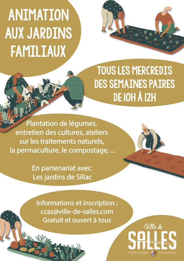theviotmartial's tweet photo. 1/4 (14h-16h, jardins familiaux Salles) : ateliers «#nichoirs» + «#semis et #repiquage de plants».
A 16h, pot de l'amitié et vente de plants de légumes.
Ateliers gratuits, inscriptions et renseignements auprès du CCAS 05 56 88 30 10. https://t.co/Fz9RZ6DrnQ