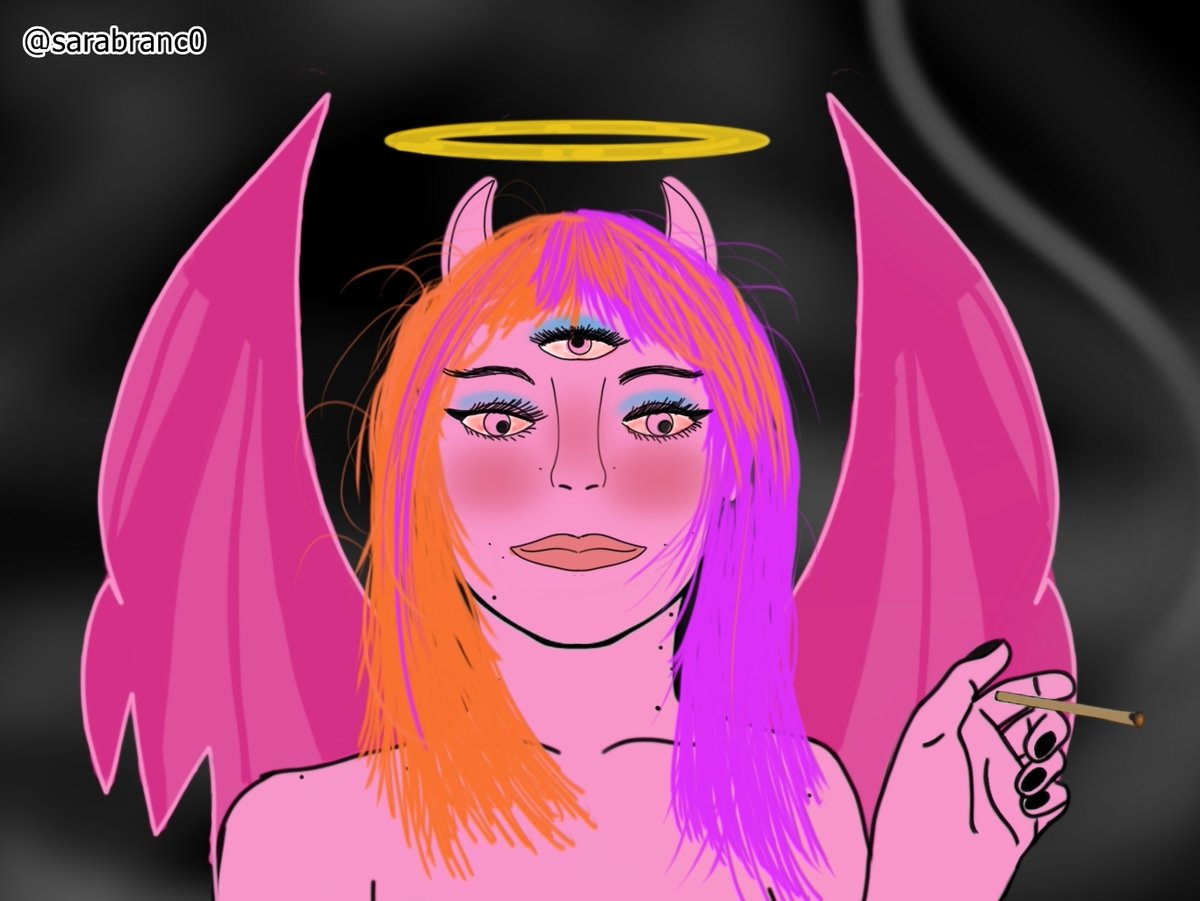 saraluzrb's tweet photo. #art #drawing #digitalart #devil #Demon https://t.co/YSKhzYrs3q