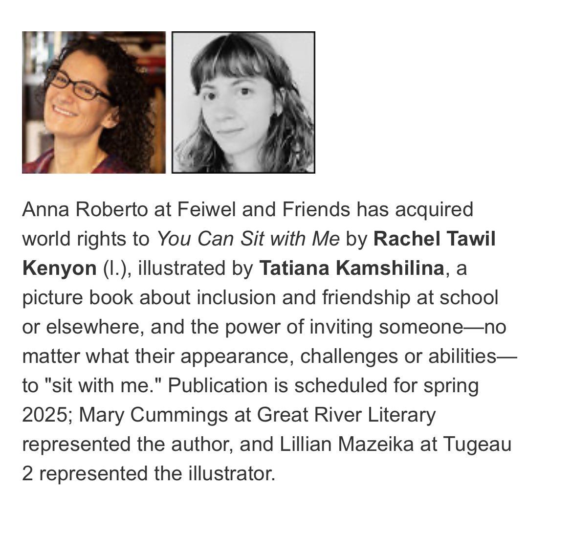 So proud to share 
Thank you <a href="/FeiwelFriends/">Feiwel and Friends</a> - so grateful and so excited to take this conversations everywhere!! 
 <a href="/PWKidsBookshelf/">PWKidsBookshelf is now on Bluesky</a> <a href="/SCBWIMidSouth/">SCBWI MidSouth</a> <a href="/scbwi/">scbwi</a> #picturebooks #teachersoftwitter #librarians #kidlit