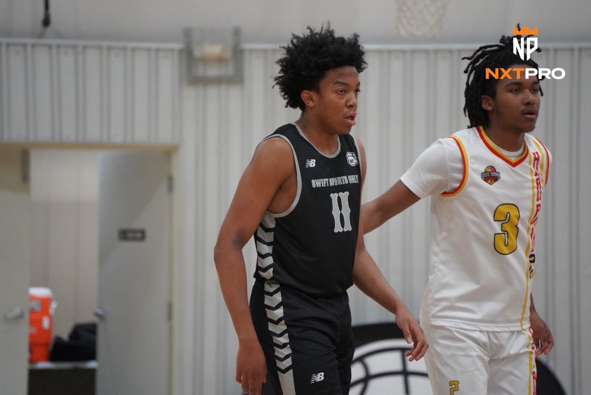 NxtProHoops's tweet photo. Swift Sports Only 2024 (FL) will be a team to watch this year on the NXT side. Long, athletic, versatile and switchable team with a number of guys that can create their own shot and space the floor off catch.

2024 6’8 Myles Hosten, 2024 6’3 Jaylen Dopson, 2024 PG Earl Murray IV, 2023 6’7 Nathan Andrice and 2024 6’7 Zion Kemp a few standouts amongst others. 

@myles_hosten | @JaylenDopson1 | @kaleb4murray | @ZionKemp