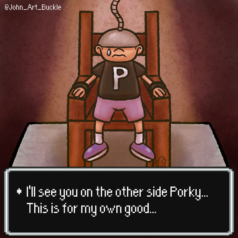 John_Art_Buckle's tweet photo. The March of Minch 2023 Day: 31, "April Fools"
"This took me a total of 7 hours straight to make please share this around, Thanks! March of Minch going out with a Bang!"
#MarchOfMinch #PorkyMinch #EarthBound #MOTHER #PickyMinch https://t.co/SnkFjbDudh