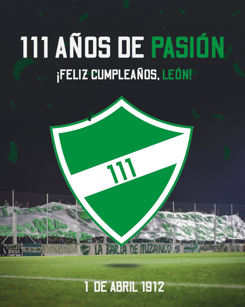 🎂 1912 - 1 de abril - 2023

🥳 ¡Feliz cumpleaños para nosotros!

Sigamos juntos, escribiendo nuestra historia 🫶

#Ituzaingó111Años