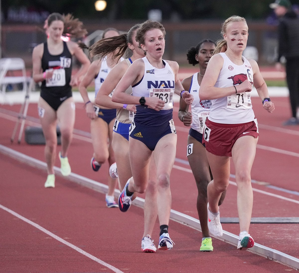 RazorbackTFXC's tweet photo. 2023 Stanford Invitational

Women's 5,000m, Section 3

3) 16:05.37 Heidi Nielson [PR]
10) 16:13.84 Claire McCune [PR]

Nielson bettered previous outdoor PR of 16:30.50 from 2022

Also improved upon indoor PR of 16:16.56 from 4th place at 2023 SEC meet https://t.co/ELi4Gqw7sQ