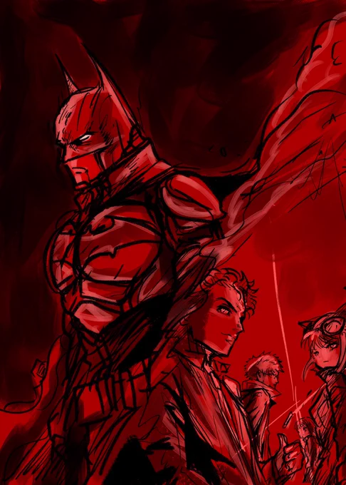 キャットウーマンの物語から始まるバットマンの長編漫画描きます!!(本当に描くつもりです) 