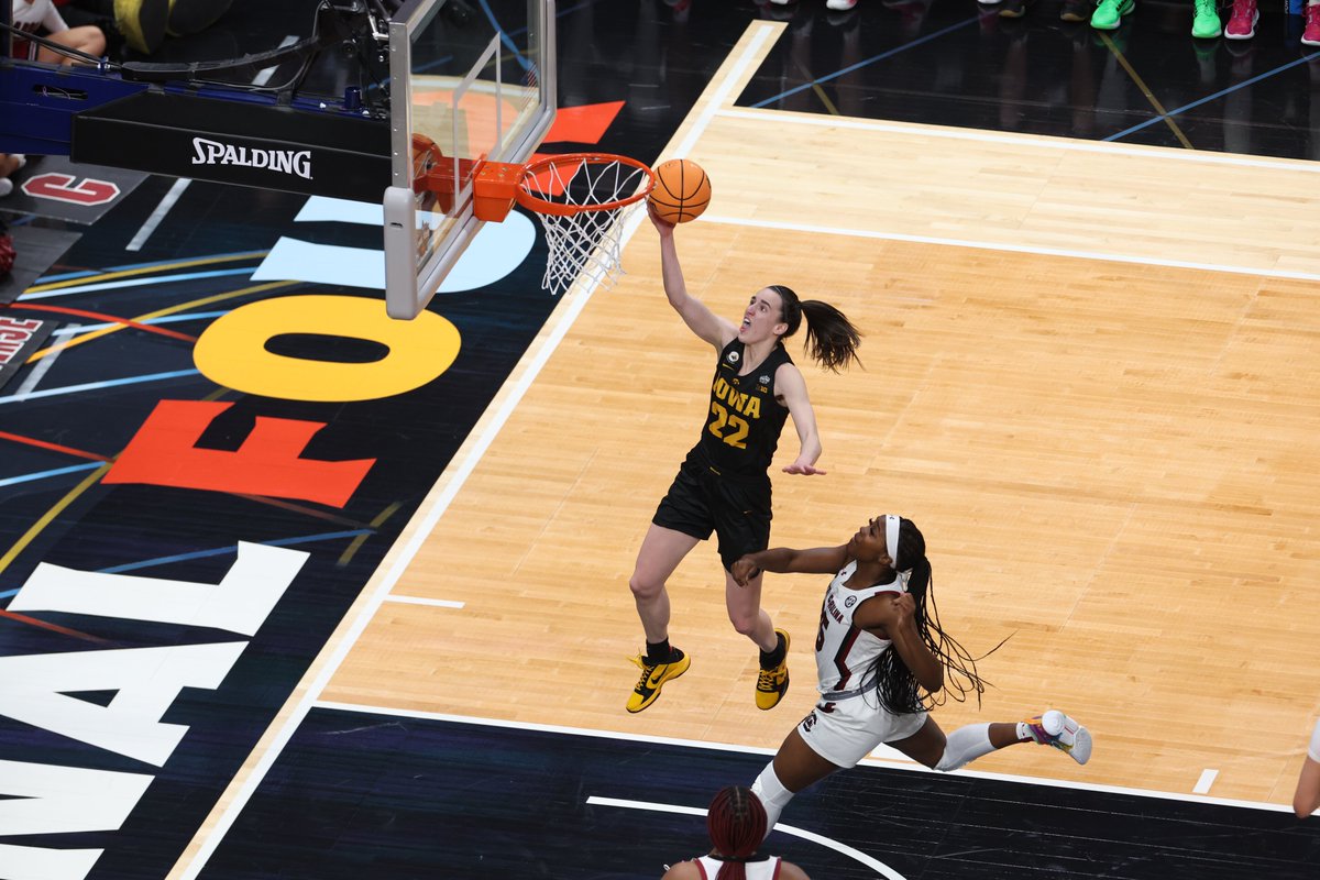 .<a href="/IowaWBB/">Iowa Women's Basketball</a> IS NATIONAL CHAMPIONSHIP BOUND! 😤 GO HAWKS!