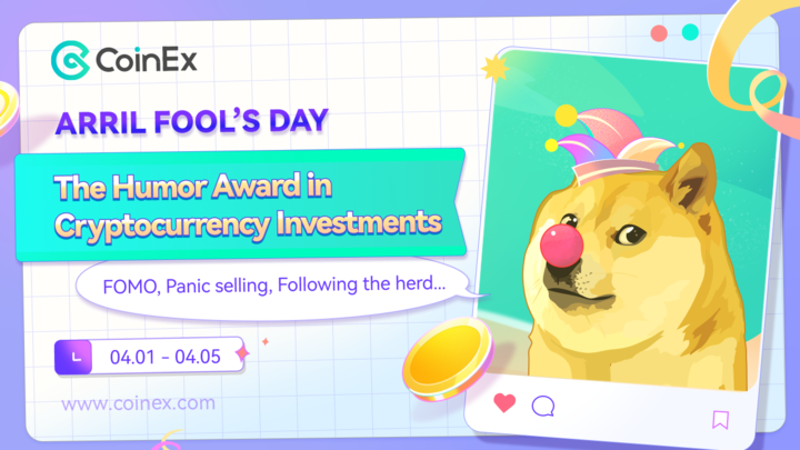 coinexcom's tweet photo. Special April Fools' Day event 1🤡 

Share your misguided experiences in crypto investments and have a good laugh together to win $300💰 

✅ Follow @coinexcom
✅ Like + Rt + Tag 3 friends
✅ Comment your answers
✅ Discuss in the comments

#CoinEx #AprilFoolsDay https://t.co/0SGqFZ2Y0U