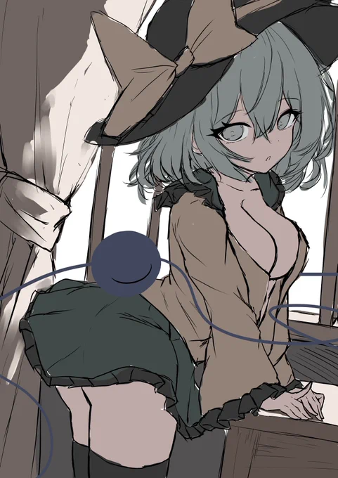 線画と色ラフですん 
