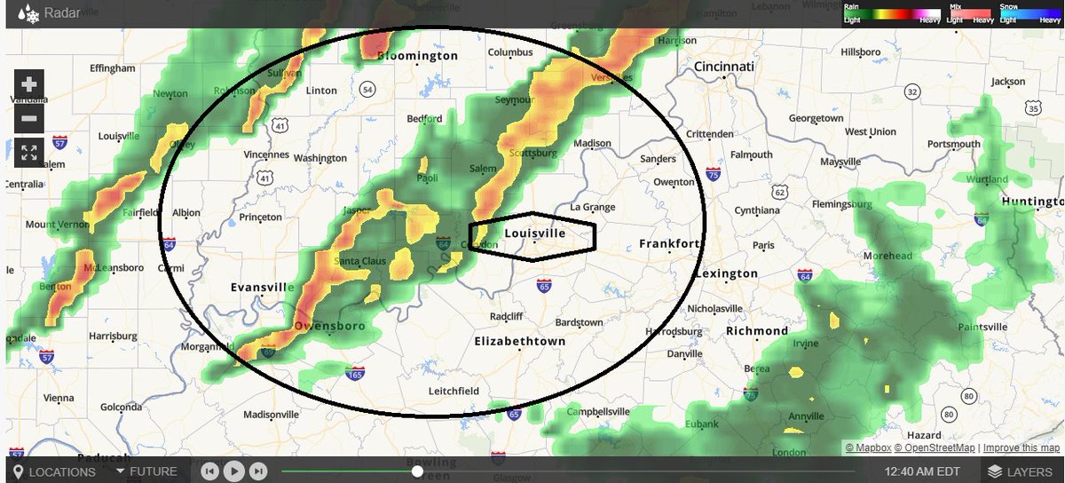 N4JAW's tweet image. A little over an hour away from #weathersystem reaching me #louisvilleky. Don't know if enough energy remains to produce any #tornadicactivity. Earlier forecast stated this was likely. However, #windadvisory thru Saturday #severeweather #severewx