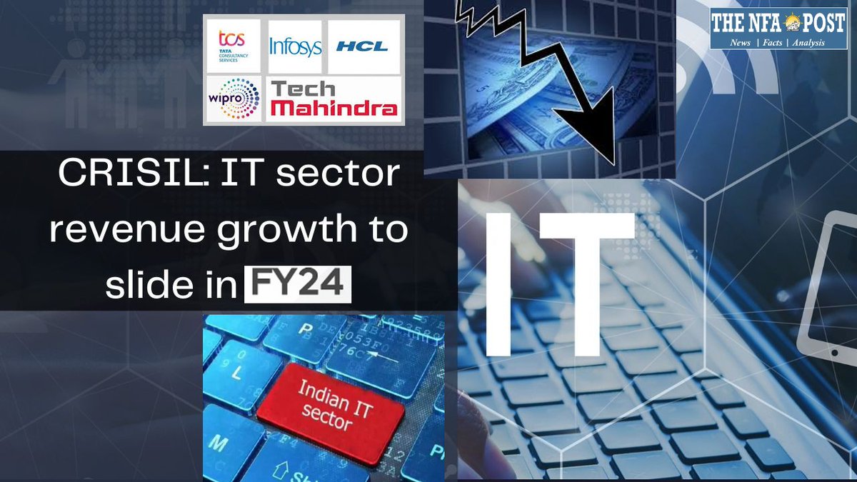TheNFAPost's tweet image. Global Headwinds Will Have Significant Effect On IT Revenue Growth In FY24: Crisil
thenfapost.com/global-headwin…
@CRISILLimited @nasscom @ExportGov @FollowCII @ficci_india @ASSOCHAM4India #itsector #softwareexport #revenue #crisil #nasscom #outsourcing #services #export @startupindia