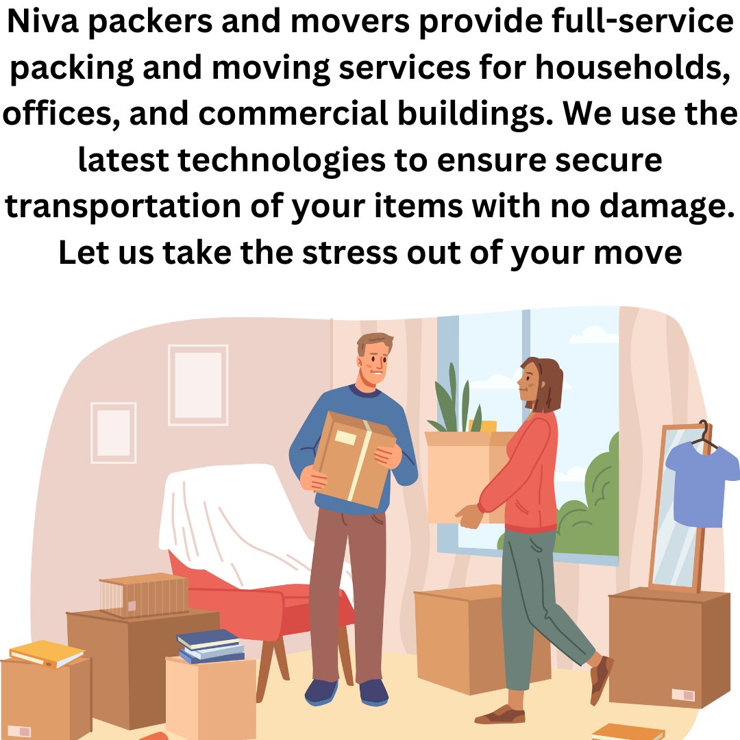 MoversNiva's tweet image. Niva packers and movers provide full-service packing and moving services for households, offices, and commercial buildings. We use the latest technologies to ensure secure transportation of your items with no damage. Let us take the stress out of your move

#movingandpacking