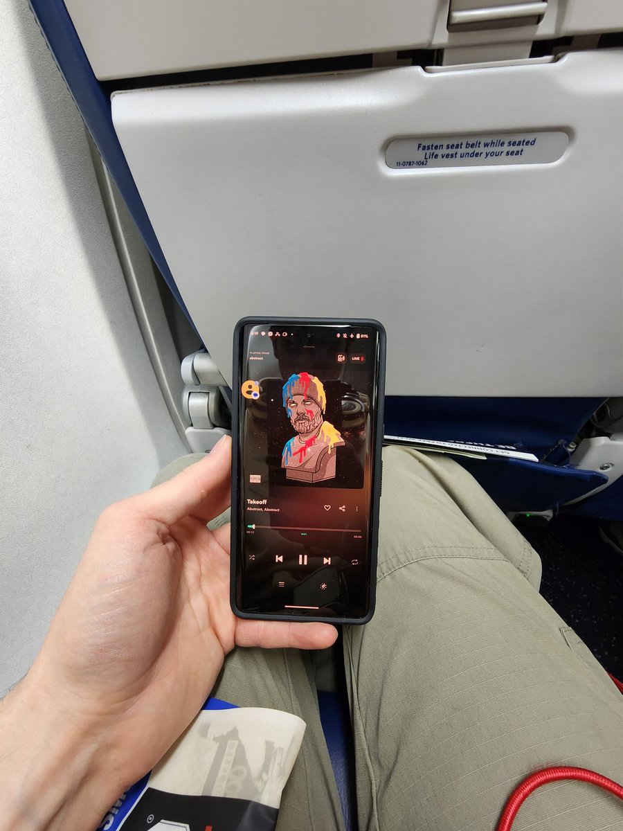 corbin_mcneal's tweet photo. I listen to the Super Human album by @TheTrueAbstract every single flight I ever take since it's release. Even more prevent with the growing dangers if AI. #superhumanexperience https://t.co/C1Ep2J4Uly
