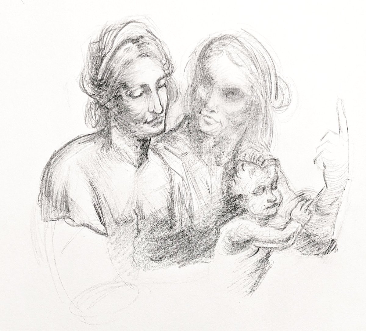 vanilla_michael's tweet photo. Quick DaVinci master study #art #sketch #study https://t.co/VkUSoTqRbF