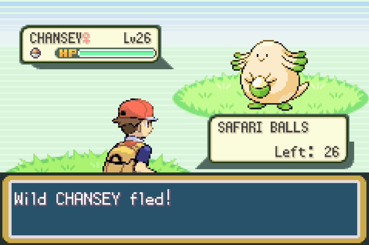 S133PR's tweet image. Failed a shiny chansey in FRLG safari today!
cant complain, was only 4 phases deep
