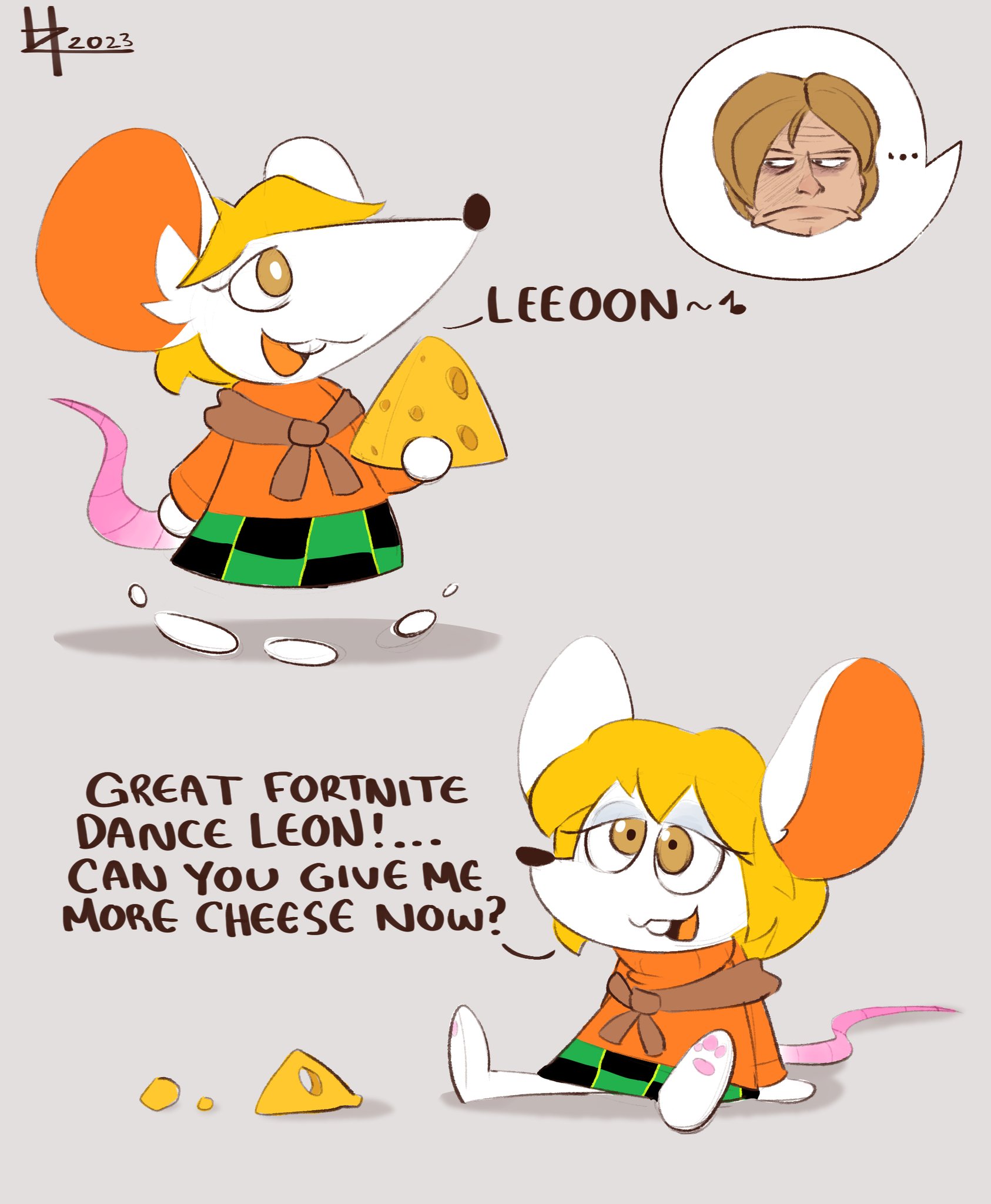 Fenix's Art Blog — What if Ashley was not only a little mouse, but