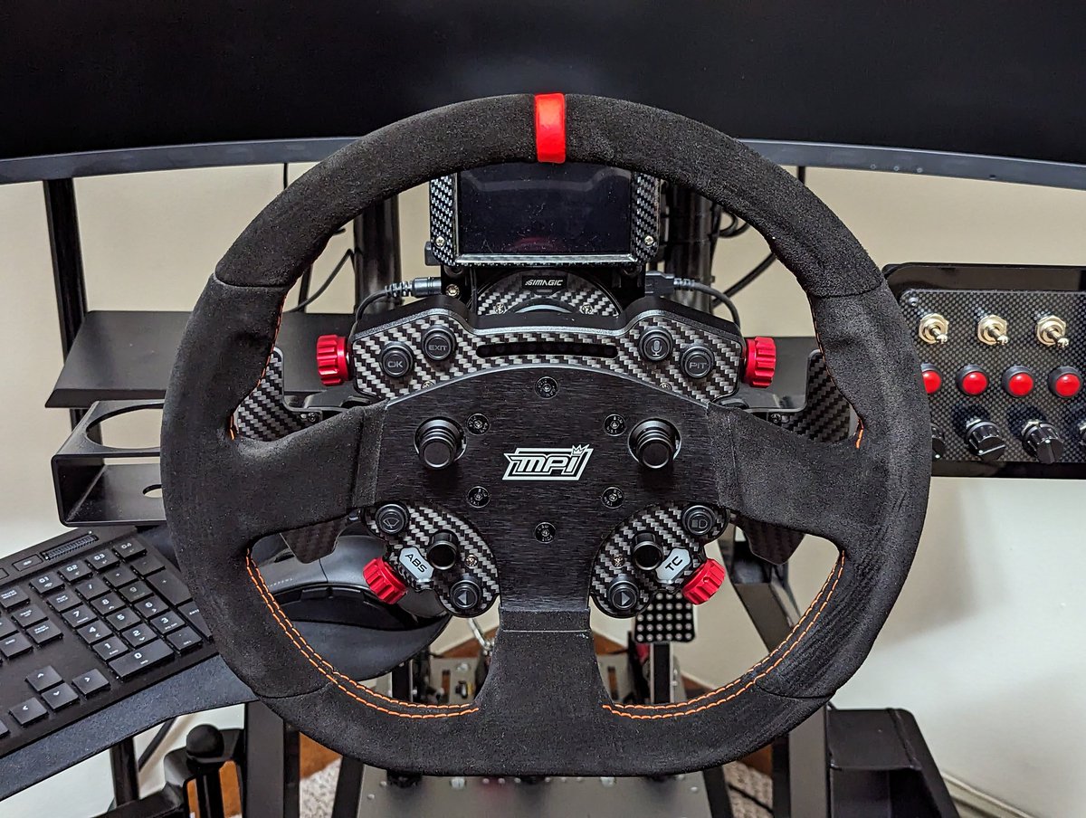 Another @MPI_INNOVATIONS wheel in my collection. Attached to the @SimagicOfficial GTC hub. #ispympi