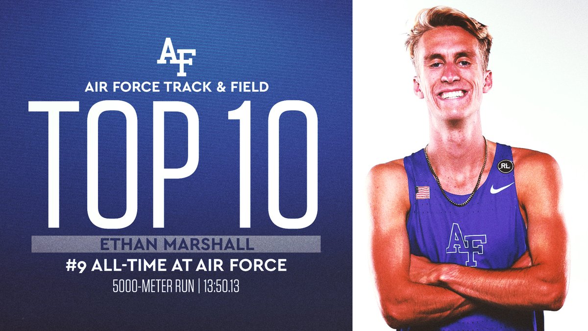 STAN | When all was said and done, three of the nine-fastest 5000-meter runners in Air Force history were on Cobb Track tonight!