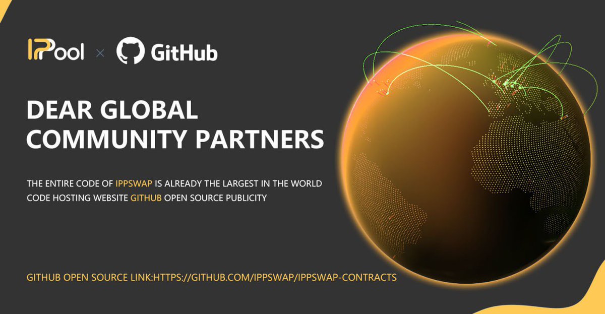 In order to better build the ecosystem and share it with developers, we have all conducted open source publicity on Gitbook# Gotbook # BSC # web3 # DEX Welcome 👏 Check out: github.com/ippswap/ippswa…