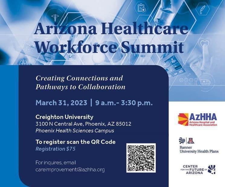 MelaniePowerRN's tweet photo. I was honored to be a panelist at today’s AZ Healthcare Workforce Summit representing the Arizona Action Coalition. Awesome conversations today! Recording coming soon in case you missed it. #FutureOfNursing #CampaignForAction #ArizonaActionCoalition https://t.co/pAejQjA1v1