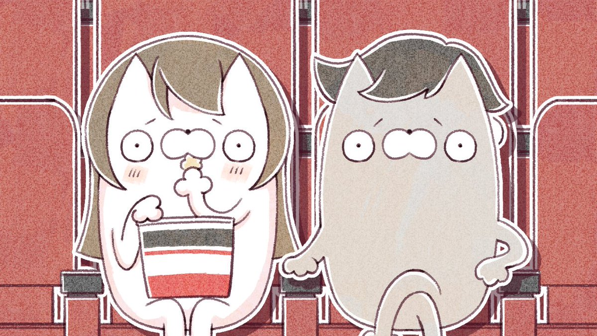 【アニメ】映画館で隣のヤツが一生食ってる【コント】
https://t.co/3uzngbFpif 