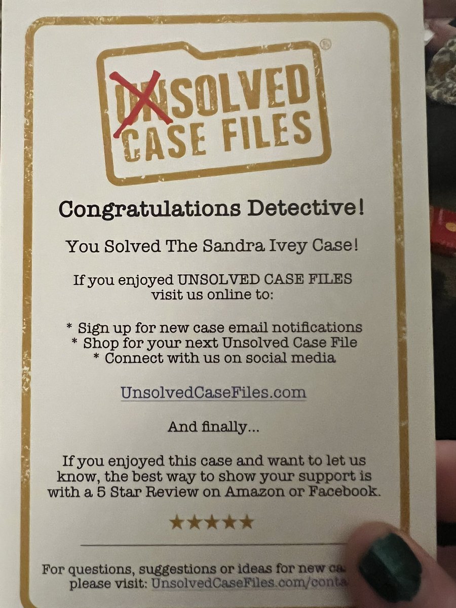 kittybiscotti's tweet image. We did it and cracked the case!! #unsolvedcasefiles