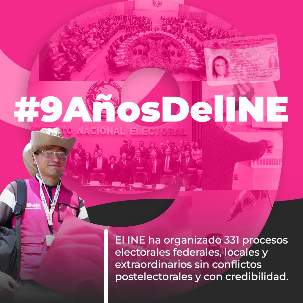 INEMexico on Twitter "El INE ha organizado 331 procesos electorales