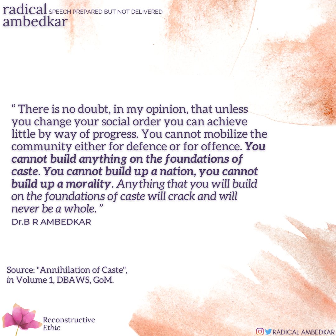 radicalambedkar's tweet photo. #Nation
#Caste
#Foundation
#Mortality
#AnnihilationOfCaste
#JatPatTodakMandal
#ReconstructiveEthic
#Ambedkar
#Phule
#kabir
#Buddha
#RadicalAmbedkar https://t.co/qOxVKPVp0Z