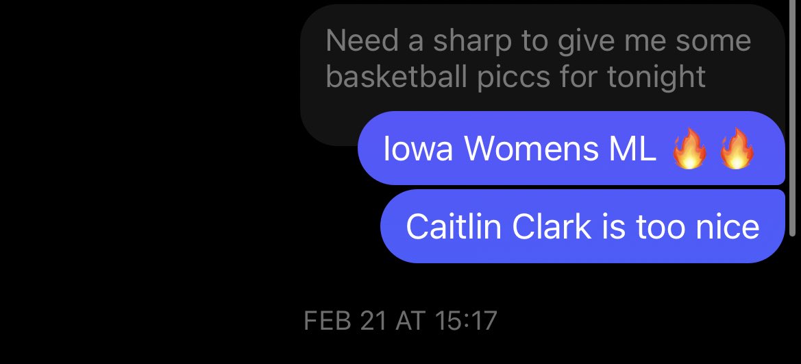 APecorello's tweet image. Told my friends back in February. Been riding the whole tourney. #iowahawkeyes #CaitlinClark @CaitlinClark22