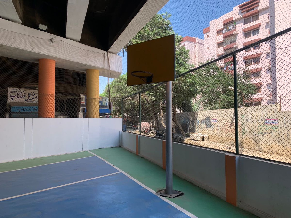 Pakistan in Pictures on Twitter "Frere Town Sports Complex, a Sports Arena under a bridge in