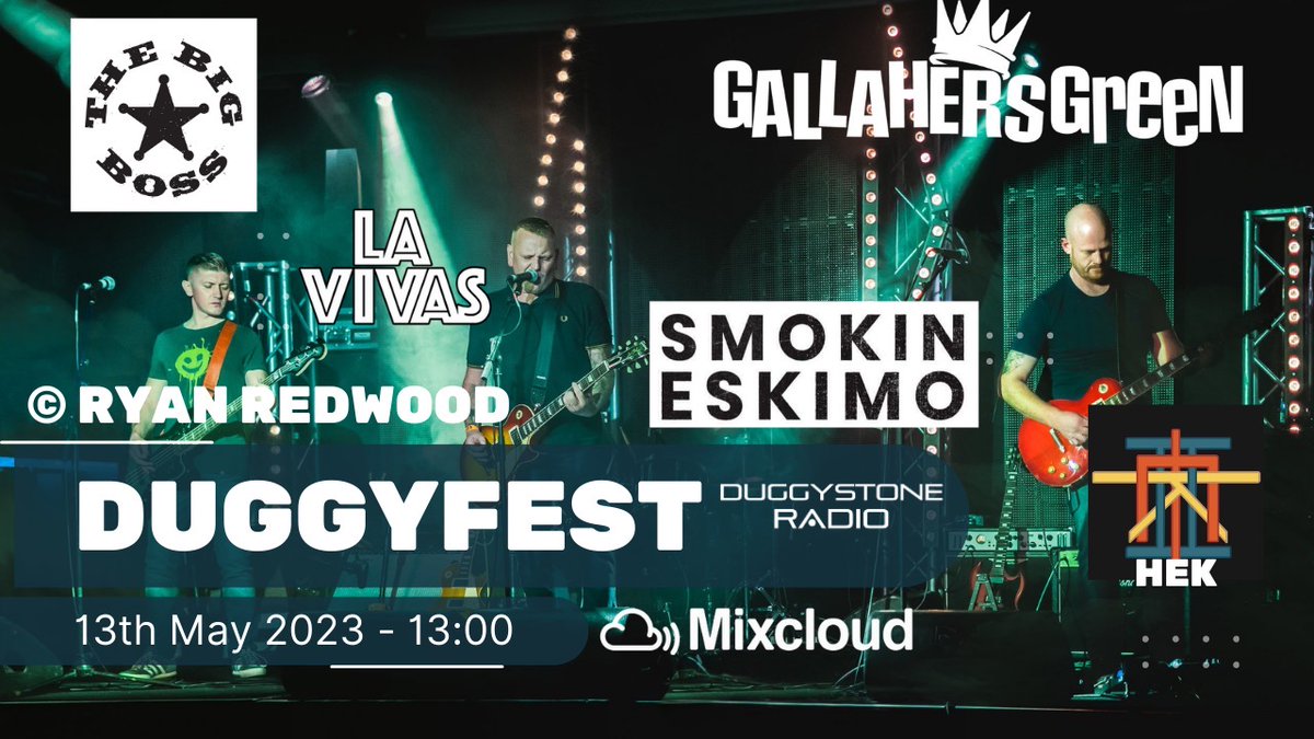 hey @mixcloud were hosting a #virtualfestival on 13th may on #mixcloudlive from 13:00 6 band 3 stage areas - would love any support to promote it , were donating 20% to @RAFBF as @GallahersG #headlining we want as many eyes on the show we can #indie #fundraiser @DuggysAtomic