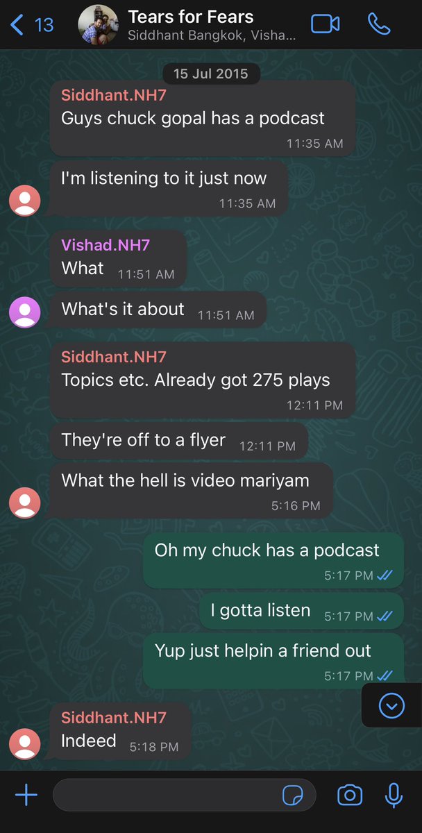 maebemaebe's tweet photo. OMG! This is so exciting! Congratulations @chuck_gopal @shenoyn for 300 eps of #Simblified! Look what I found! It was thanks to @Siddhant_Mehta that I discovered your show and thanks to @doshiamit & @IVMPodcasts that itβs keeps on keeping on! Iβll always be a loyal fan! https://t.co/i4gPAJf4jP