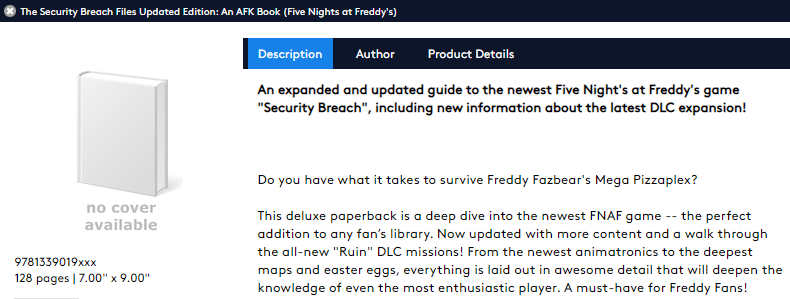 The Security Breach Files: An Afk Book (Five Nights at Freddy's