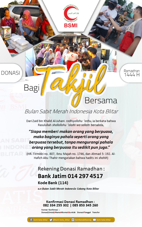 bsmi_kotablitar's tweet photo. Bagi Bapak/Ibu/Abang/Kakak yang ingin ikut Berdonasi dapat melalui :
.
*Rekening Kemanusiaan BSMI :
014 297 4517 Kode Bank : 114
a.n Bulan Sabit Merah Indonesia Cabang Kota Blitar*
.
Konfirmasi Donasi : 

085853345260 I 082334255302 https://t.co/kvaoG7birS