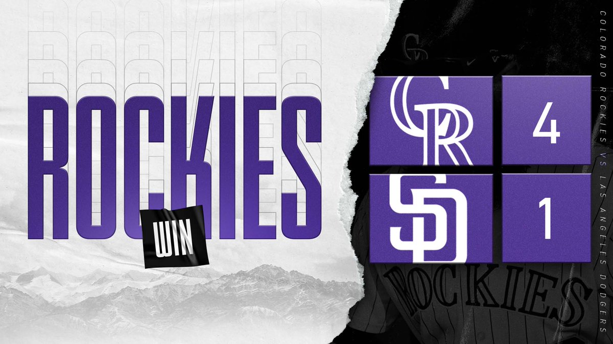Rockies's tweet photo. Another Rockies dub! https://t.co/sVUb8fMpB0