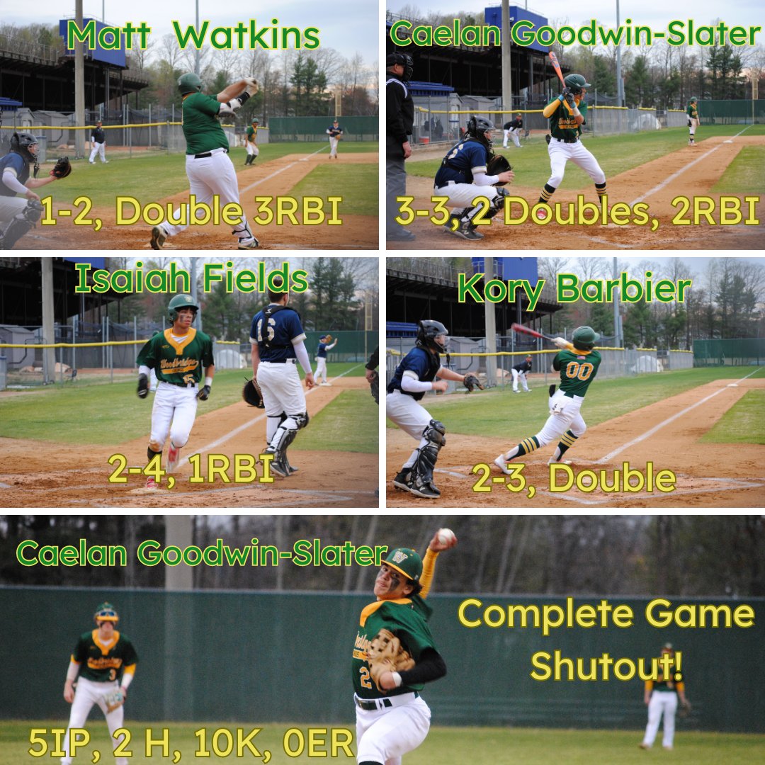WDBGbaseball's tweet photo. Another great night for our @WoodbridgeHS Varsity  team! 10-0 win against @hyltonbasebll @CaelanGS25 threw 5 shutout innings with 10K @CEBaseballVA @InsideNoVA. Great night offensively for CO '25 Caelan, @korybarbier_00, @isaiahUpNext, and CO '24 Matthew Watkins! @SnyderBaseball https://t.co/1oBcSVI6Vu