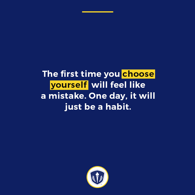 HonorSociety's tweet photo. You are the only person who can truly care for yourself, so choose yourself daily. Your future self will thank you. π
#ChooseYourPath #CreateYourOwnDestiny https://t.co/JaHKKhAxCN