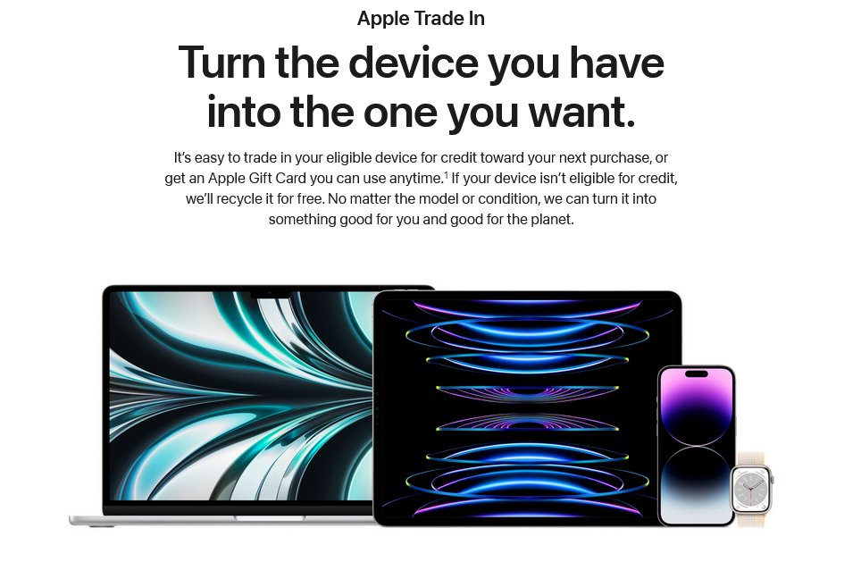 TechBeamsBlog's tweet photo. Apple's Trade-In Program: Pay Less For Your Next Apple Device
Apple, a technology giant, has long been a pioneer in promoting sustainability. #Apple #CertifiedPreownedDevices #EWaste #IncentivizedUpgrade #Refurbished #Sustainability #TradeInProgram

https://t.co/KXSSuzpvMA https://t.co/6C8ixC1noI