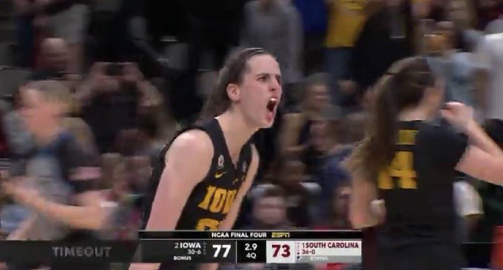 PardonMyTake's tweet photo. CaitlHim Clark https://t.co/oarat3YKez