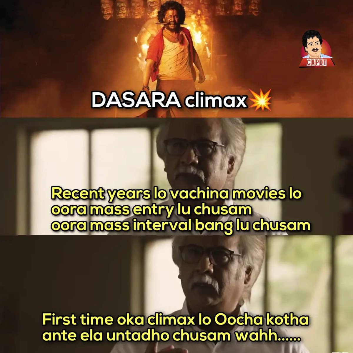 TheDevapooja's tweet photo. #Dasarareview #Dasara 
@NameisNani @KeerthyOfficial @odela_srikanth https://t.co/aZpi19w8hl