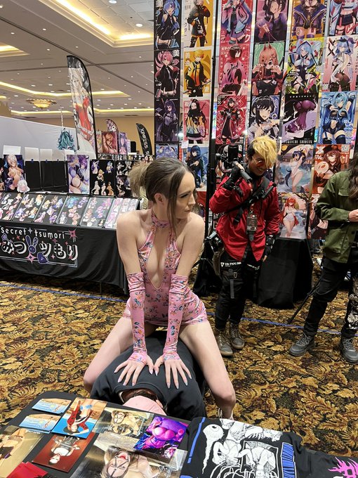 The latex panel was awesome but it goes DOWN back at the booth!  Come listen to panels and meet me Saturday<a href="/tag/nationalcomingoutday"class="tags"><span>#nationalcomingoutday</span></a>