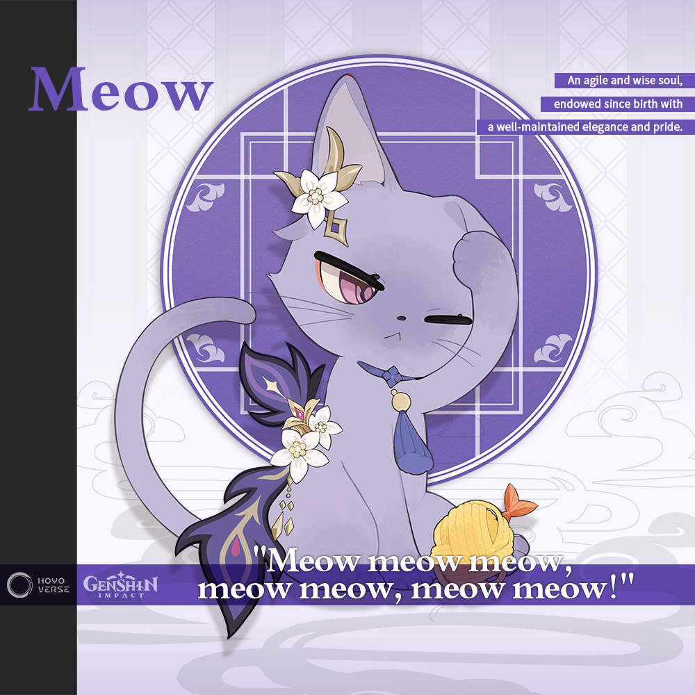 Genshin Impact (@GenshinImpact) on Twitter photo 2023-04-01 04:05:01 'Meow meow meow, meow meow, meow meow!' - A serious cat that patrols the streets. Watch the Video Version Here >>> tiktok.com/@genshinimpact… #GenshinImpactMeow #GenshinImpact #HoYoverse 'Meow meow meow, meow meow, meow meow!' - A serious cat that patrols the streets. Watch the Video Version Here >>> tiktok.com/@genshinimpact… #GenshinImpactMeow #GenshinImpact #HoYoverse