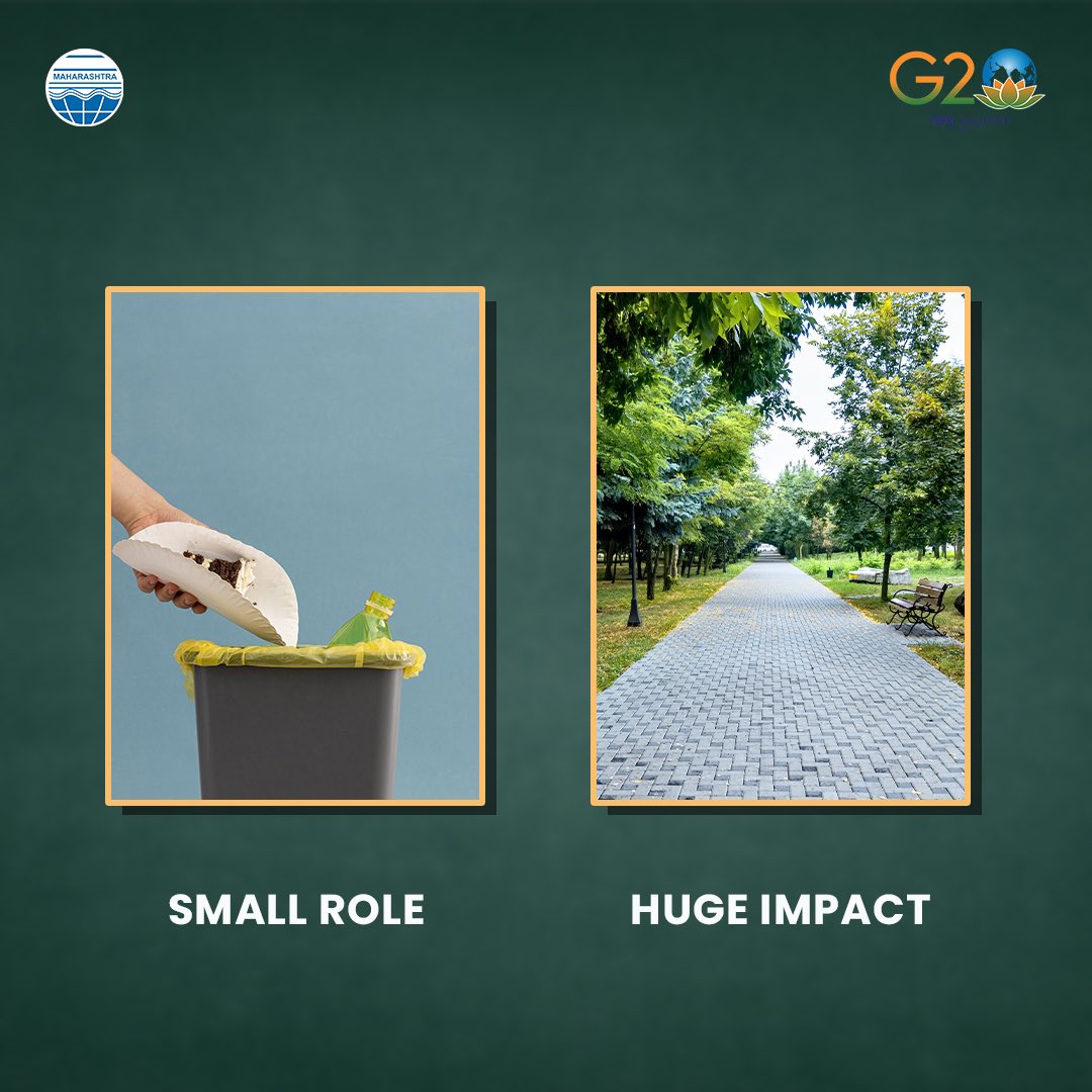 mpcb_official's tweet photo. Every small action you take can make your surroundings clean and beautiful.
तुम्ही केलेली एक छोटीशी कृती,
तुमच्या आजूबाजूचा परिसर स्वच आणि सुंदर बनवू शकते.
#cleanliness #cleanlinessisnexttogodliness
#cleanlinesscampaign #cleanlinesscampaigns #giftofcleanliness https://t.co/Urdgo832xz
